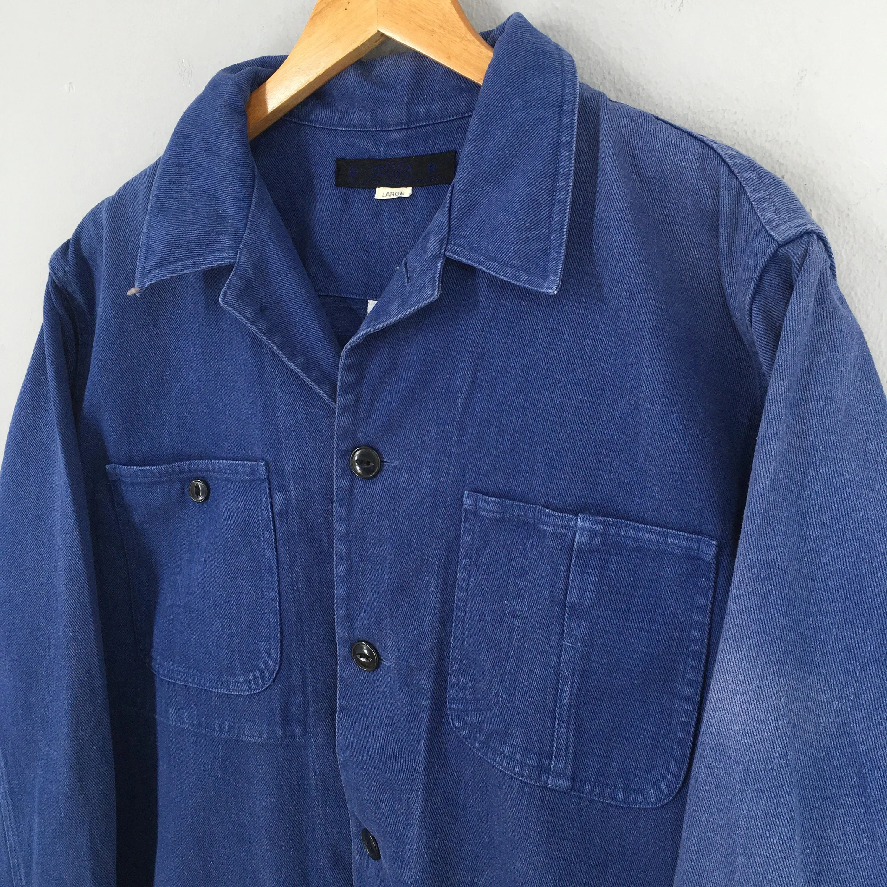 Sclife Workers Denim Jeans Jacket Large