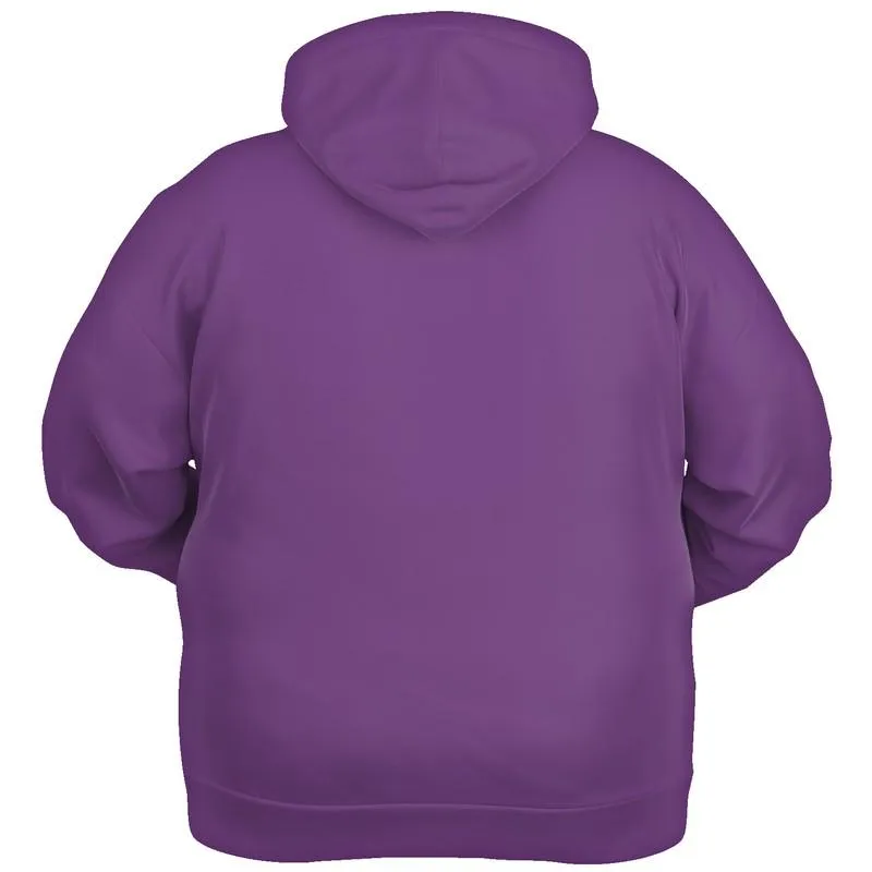 Shaded Midtone Purple Hoodie | Unisex | with PLUS sizes | C50M80Y0K30