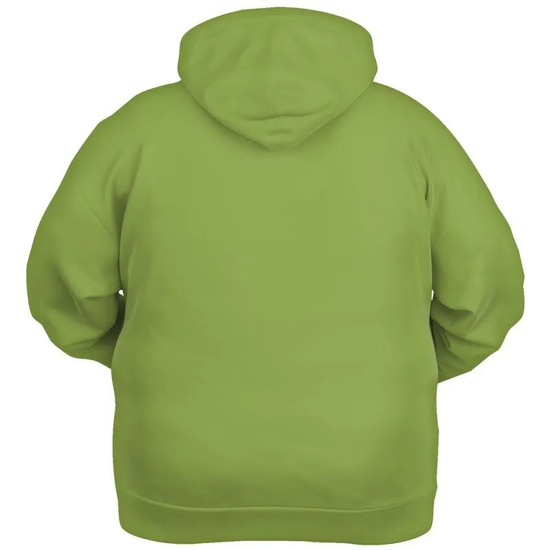 Shaded Midtone Warm Green Hoodie | Unisex | with PLUS sizes | C30M0Y80K30