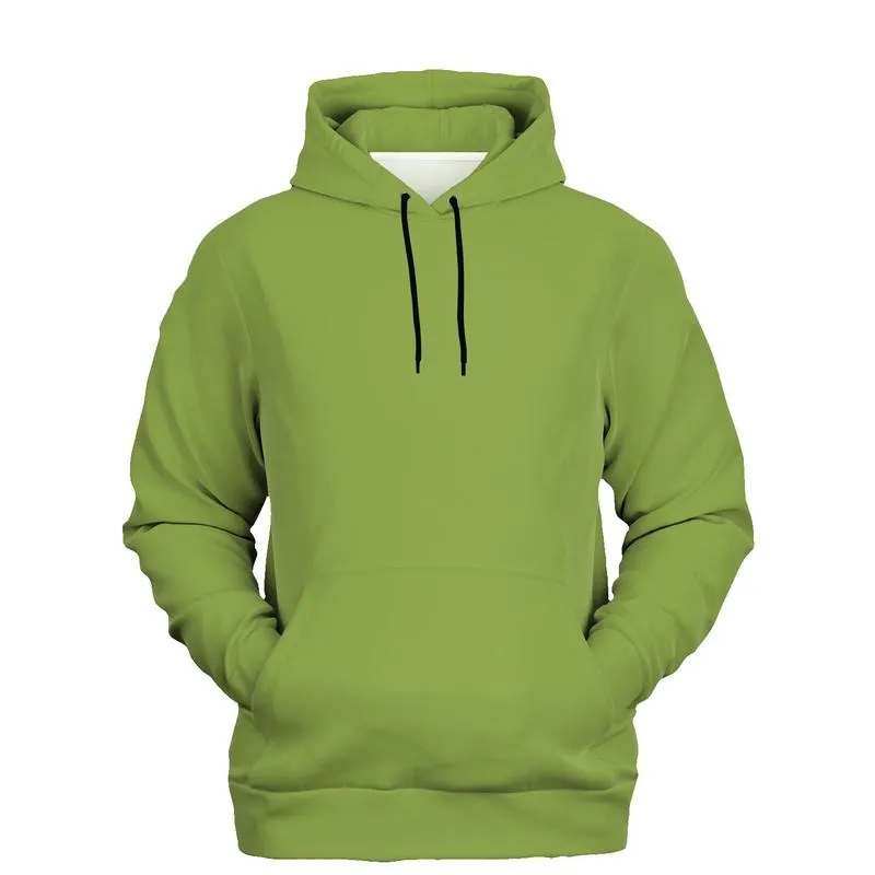 Shaded Midtone Warm Green Hoodie | Unisex | with PLUS sizes | C30M0Y80K30