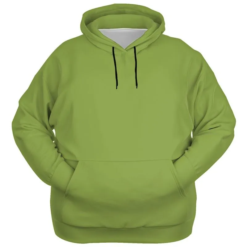 Shaded Midtone Warm Green Hoodie | Unisex | with PLUS sizes | C30M0Y80K30