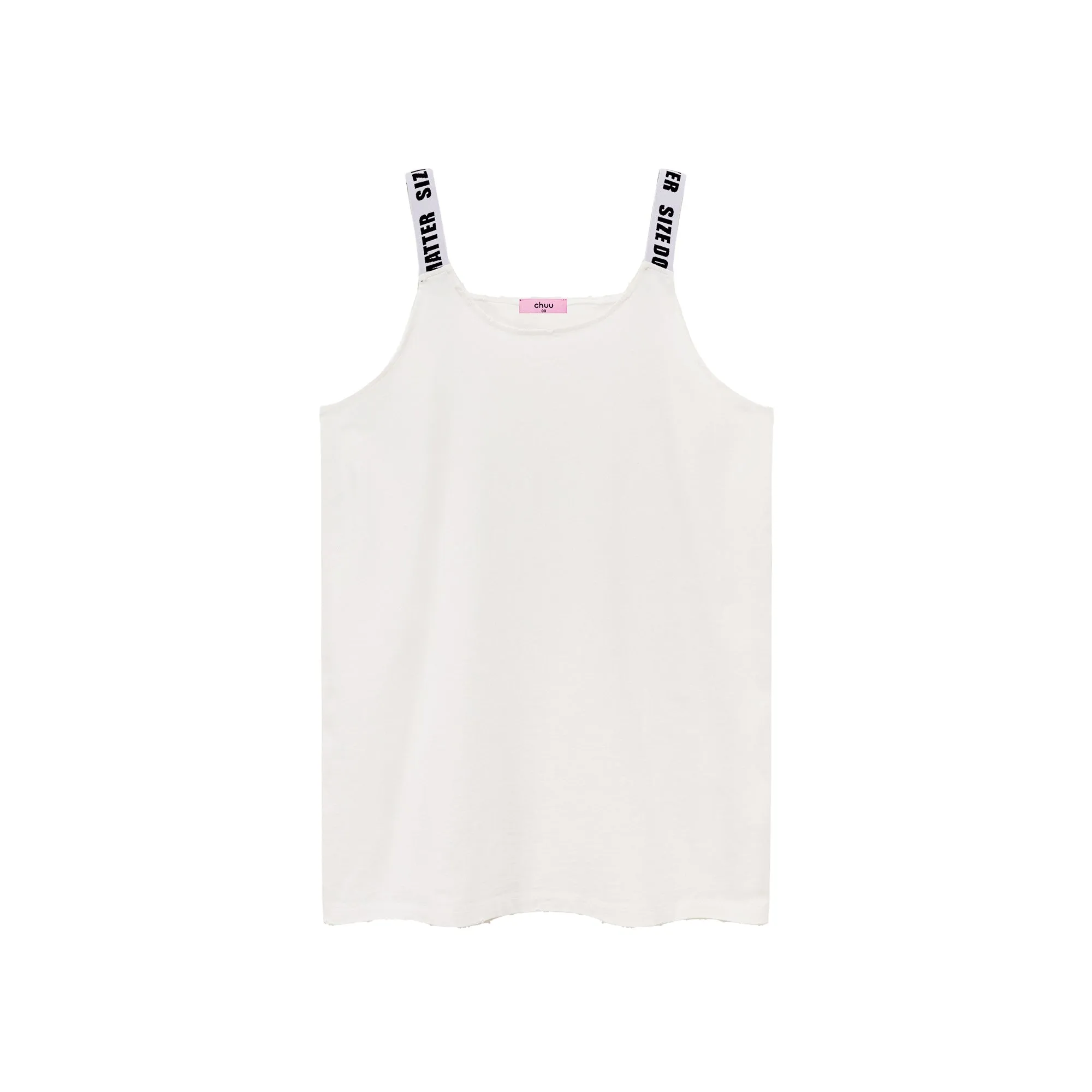 Size Doesnt Matter Straps Loose Fit Sleeveless Top