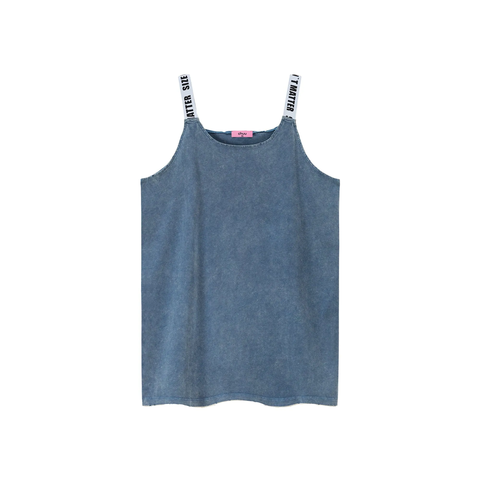 Size Doesnt Matter Straps Loose Fit Sleeveless Top