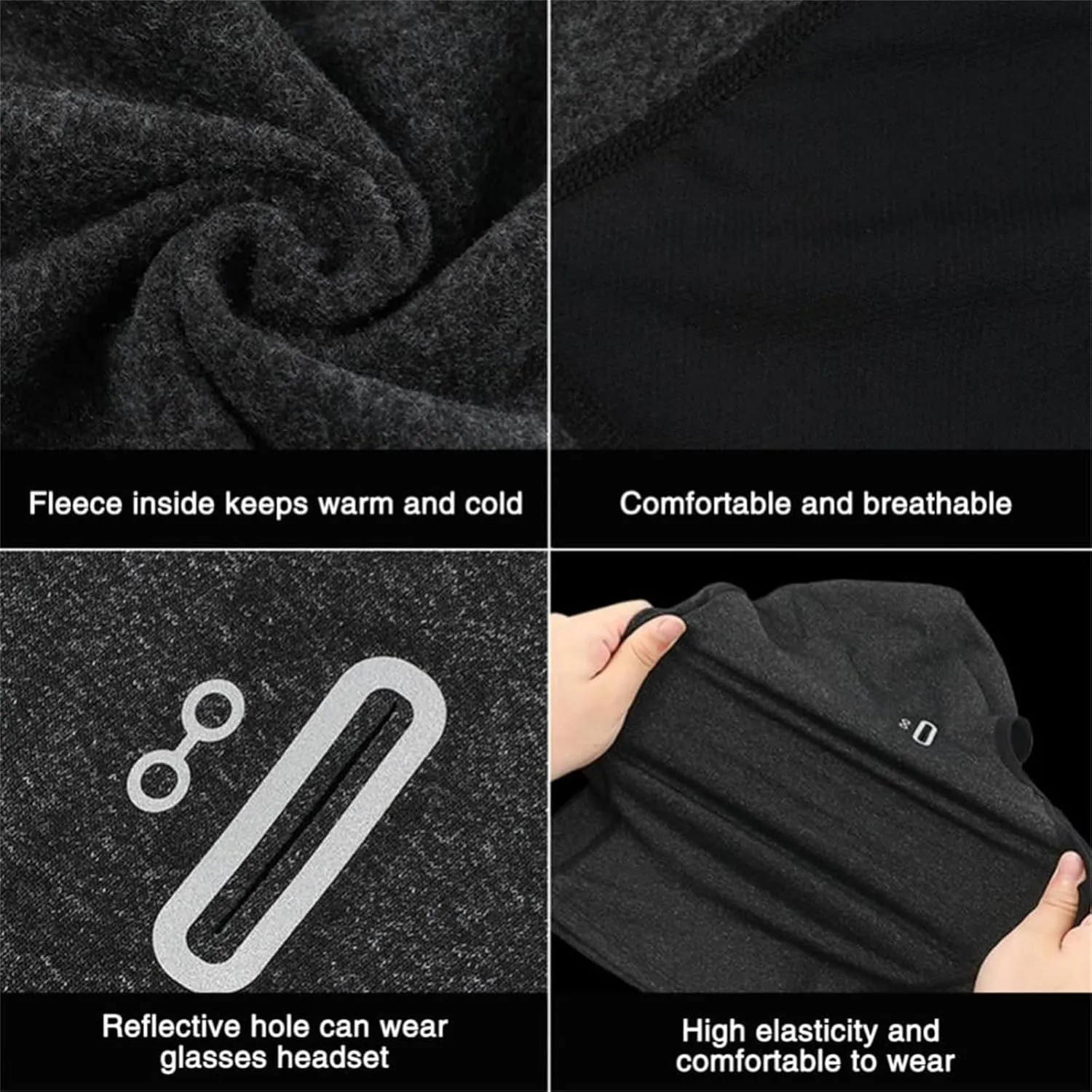 Ski Mask for Men Women Winter Hat Warm Windproof Face Mask, Full Head Cover Scarf Neck for Cold Weather