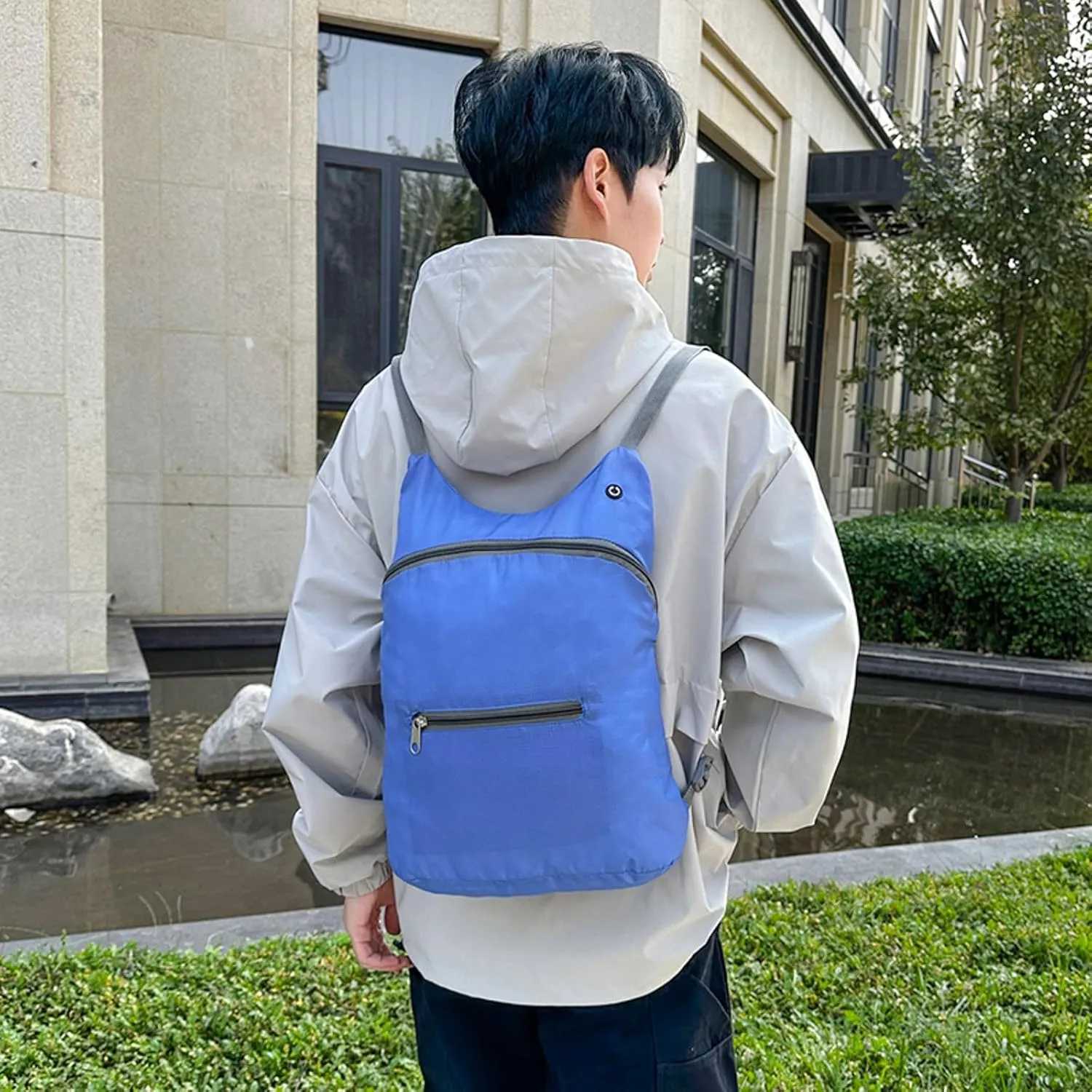 Skin Bag Large Capacity Ultra Lightweight Portable Foldable Bag Men's Sports Backpack Travel Backpack (BU2, One Size)
