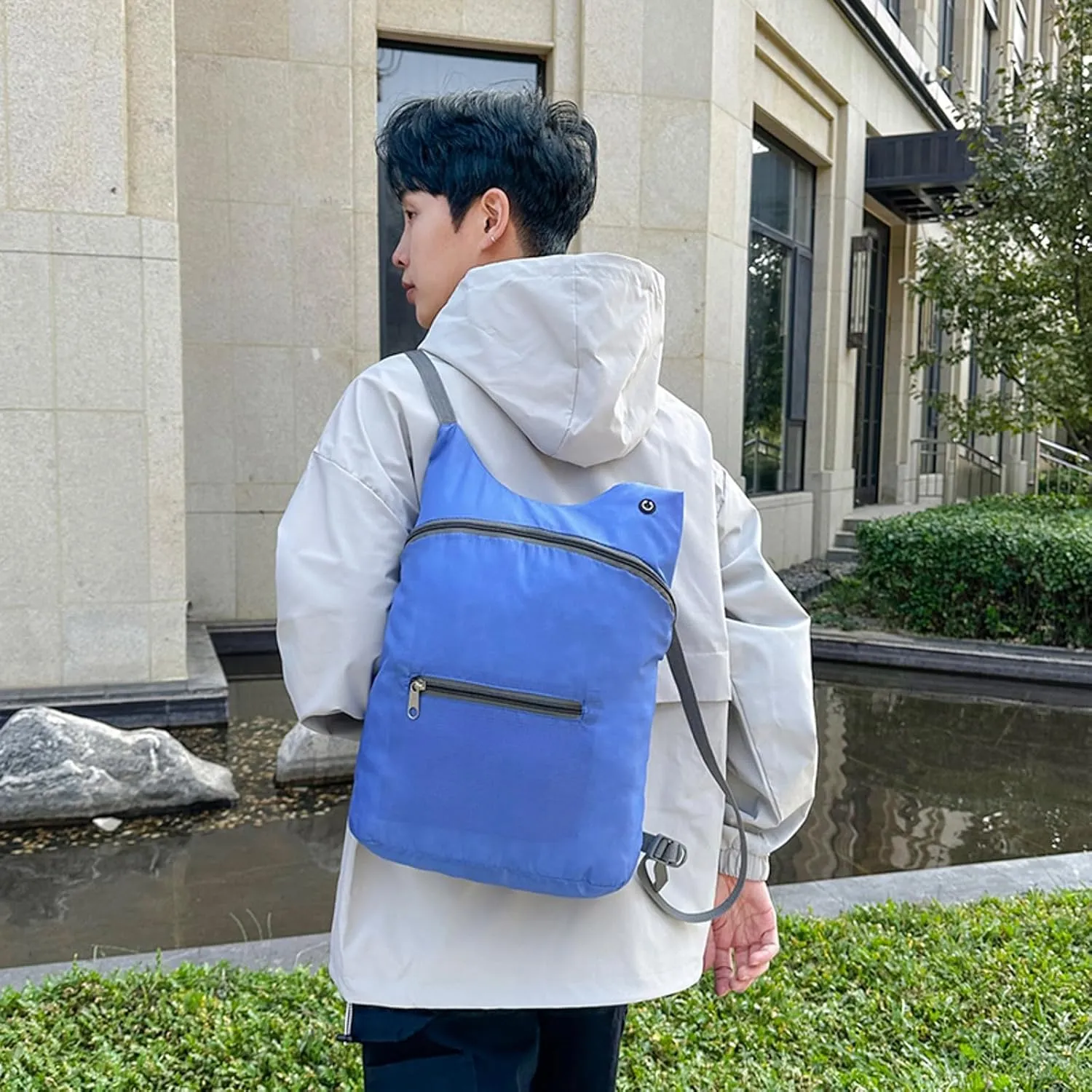 Skin Bag Large Capacity Ultra Lightweight Portable Foldable Bag Men's Sports Backpack Travel Backpack (BU2, One Size)