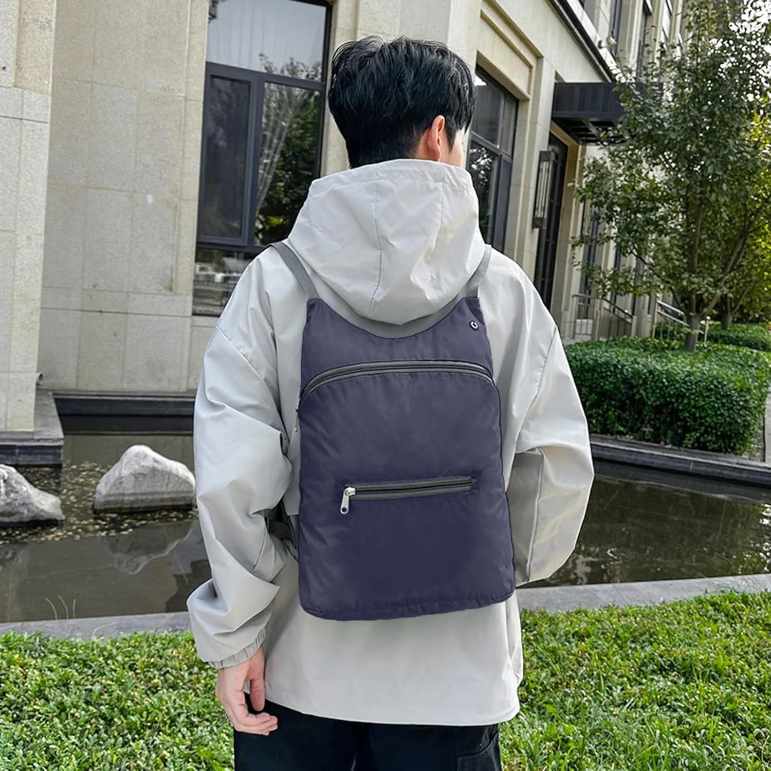 Skin Bag Large Capacity Ultra Lightweight Portable Foldable Bag Men's Sports Backpack Travel Backpack (BU4, One Size)