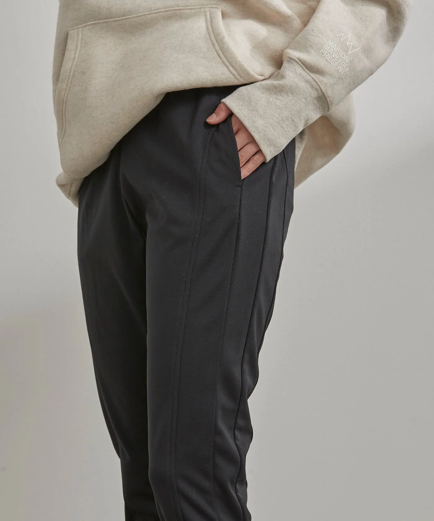 Slim-Fit Cropped Pants - Beige