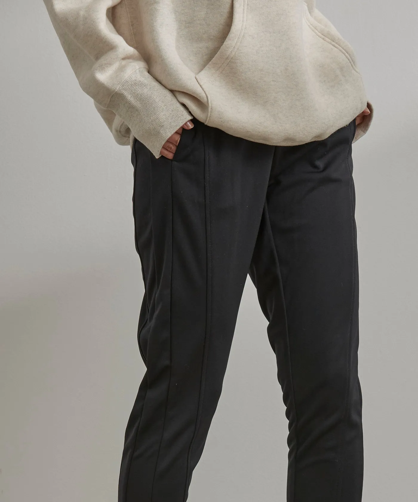 Slim-Fit Cropped Pants - Beige