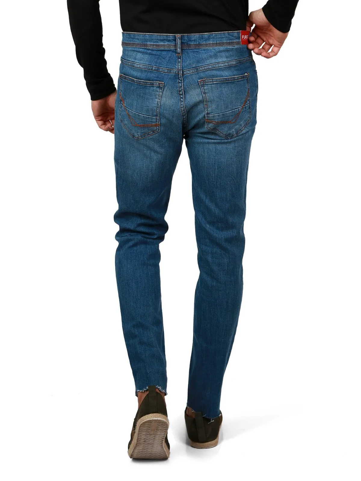 Slim Fit Ripped Jeans - FMBP19-097
