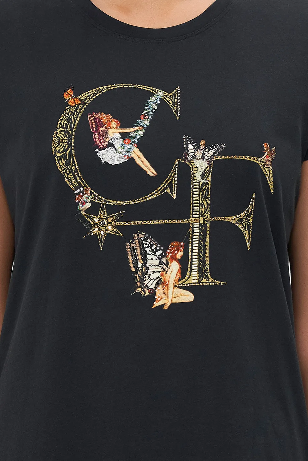 SLIM FIT  ROUND NECK T-SHIRT TO CATCH A SPIDER
