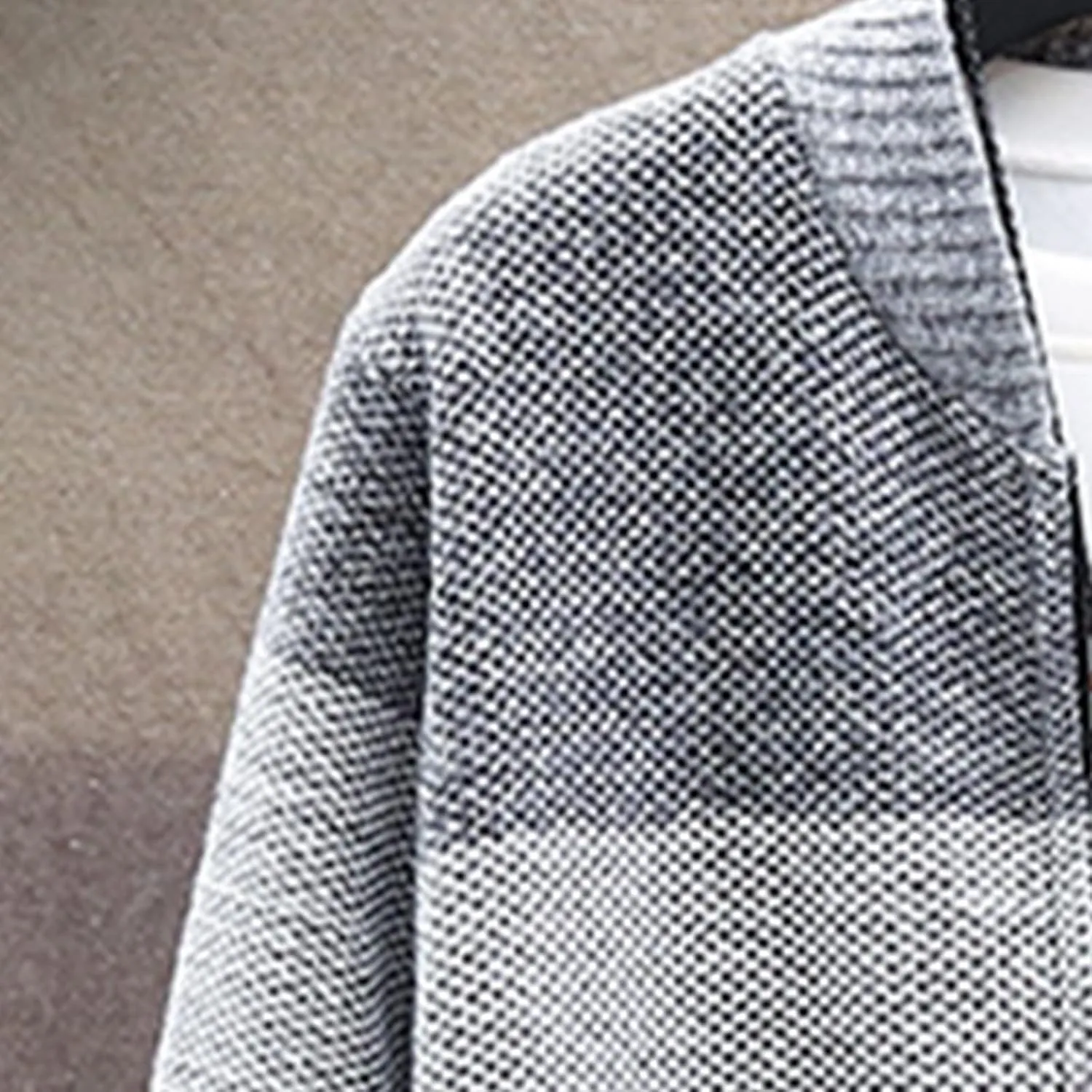 SMIDOW Men's Cardigan Sweaters Knitted Stand Collar Regular Fit Jacket Full Zip Fleece Lined Winter Warm Coat