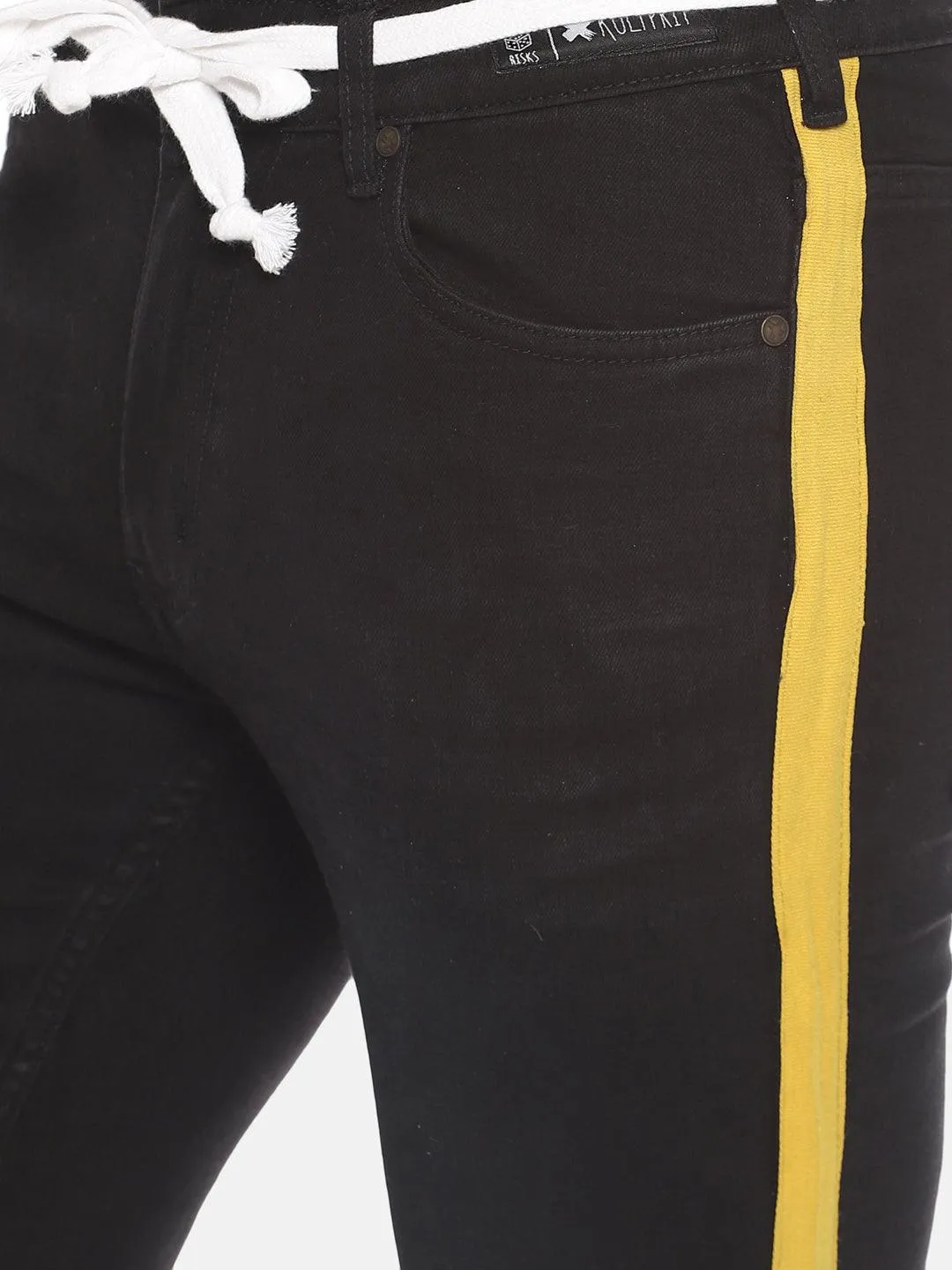 Smoke Print Skinny Jeans