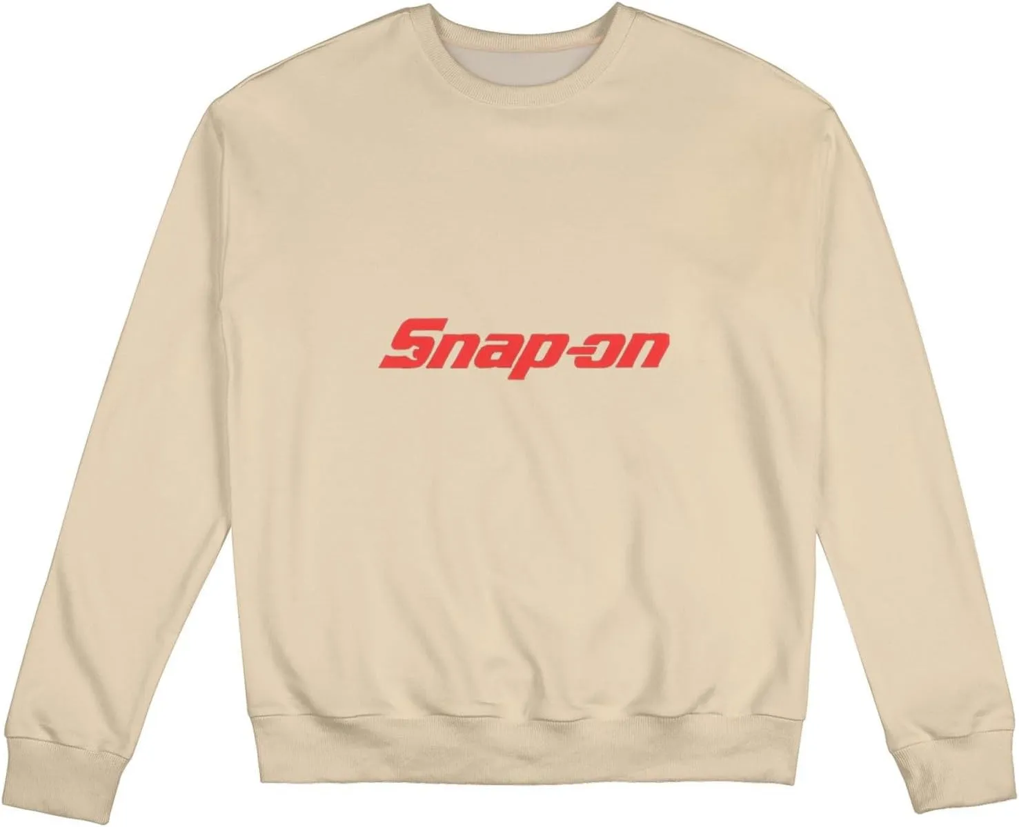 Snap On Men'S Fleece Crew-Neck Hoodie Long Sleeve Fleece Sweatshirt-