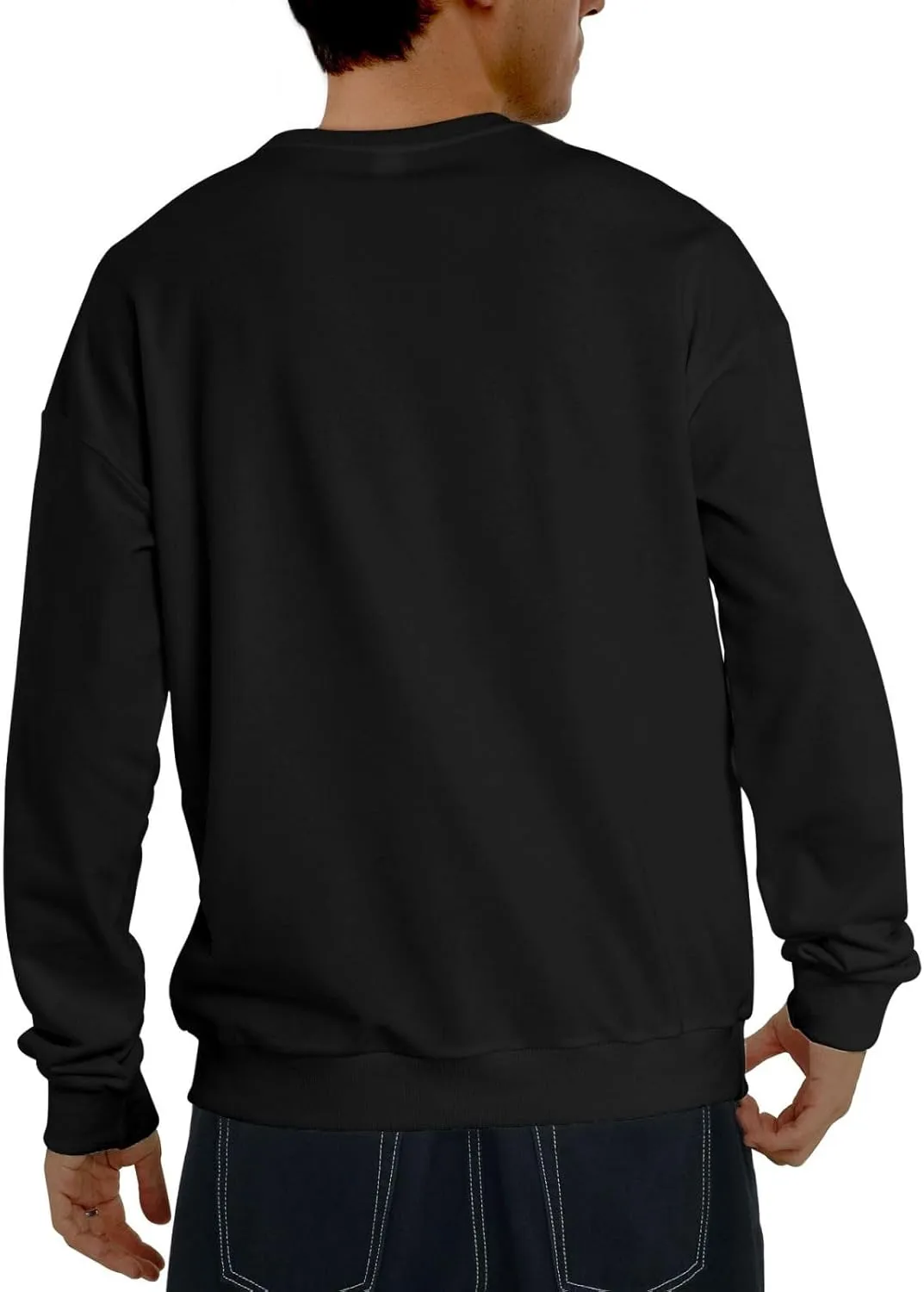Snap On Men'S Fleece Crew-Neck Hoodie Long Sleeve Fleece Sweatshirt-