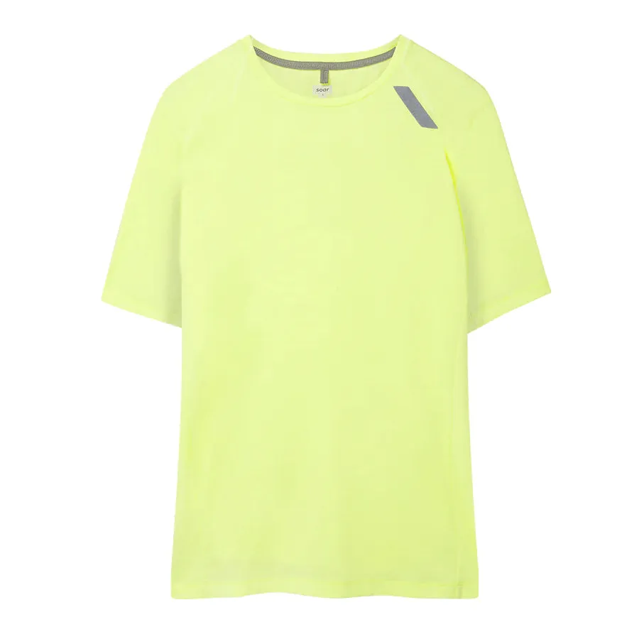 Soar Men's Tech Tee Fluro Yellow