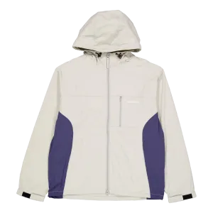 Softshell Nylon Hooded Jacket Stone Grey