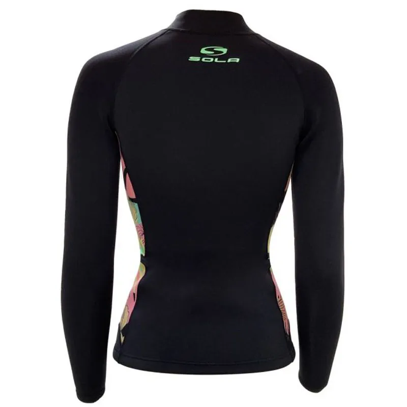 Sola Ignite FZ 2mm Ladies Wetsuit Jacket Black