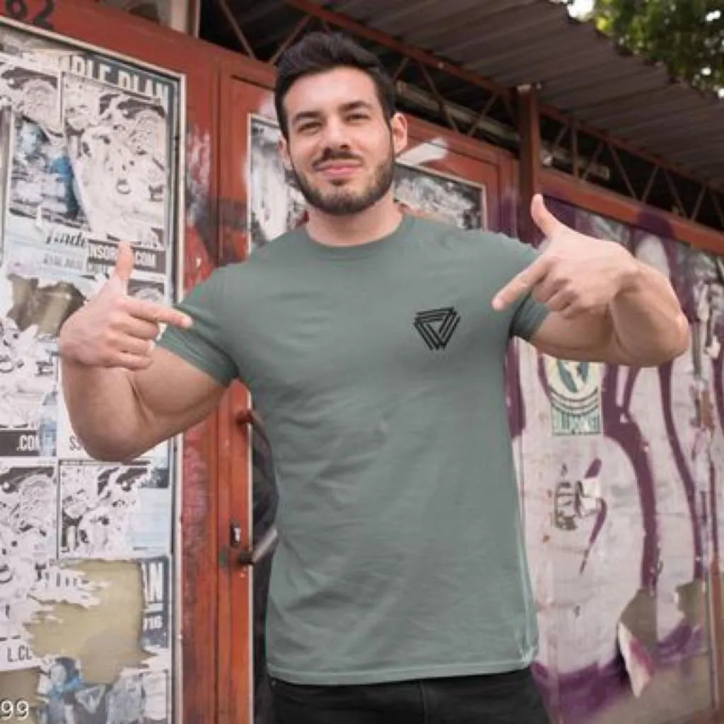 Solid Cotton Half Sleeve Regular Fit T-Shirt For Men