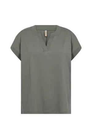 Soya Concept 26446-20 7390 SC Derby 27 Basic Cotton T-Shirt in Misty