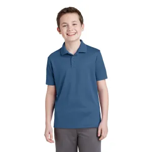 Sport-Tek Youth Dawn Blue PosiCharge RacerMesh Polo
