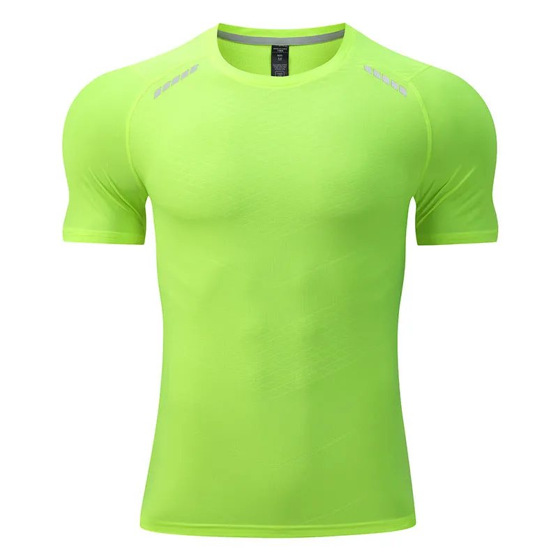 Sports Fitness Elastic Ice Silk Quick Drying Top
