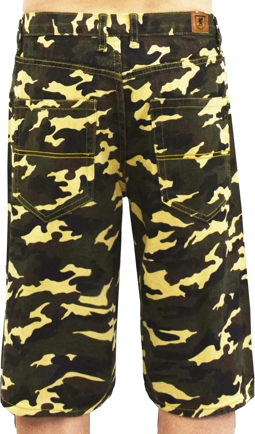 STACY ADAMS Mens Casual Relaxed Fit Denim Short
