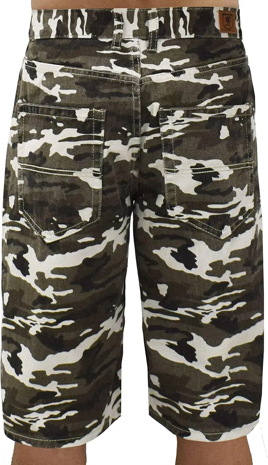 STACY ADAMS Mens Casual Relaxed Fit Denim Short