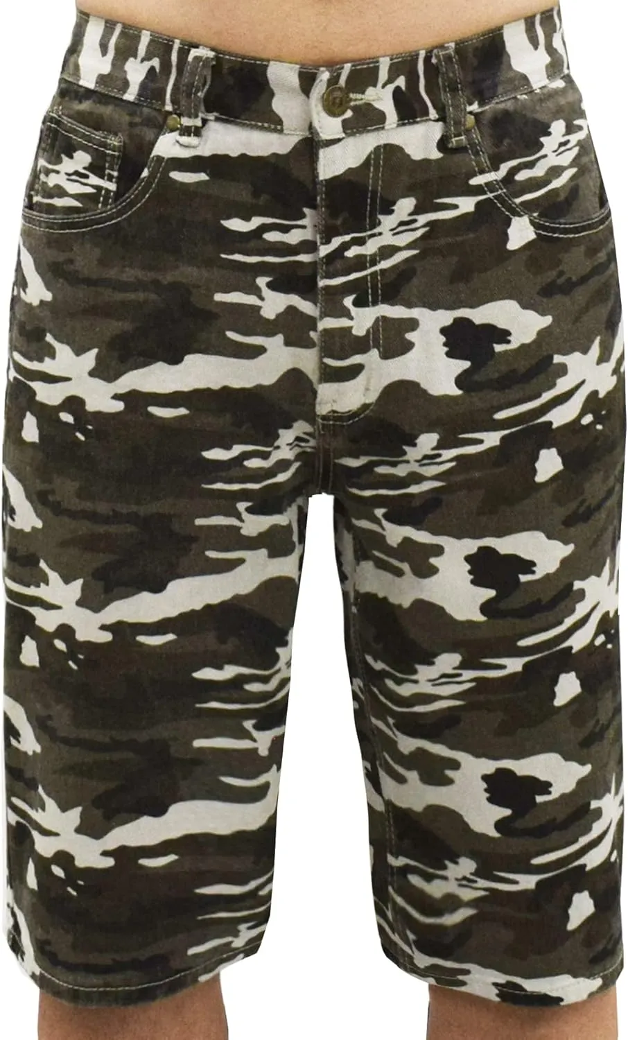STACY ADAMS Mens Casual Relaxed Fit Denim Short