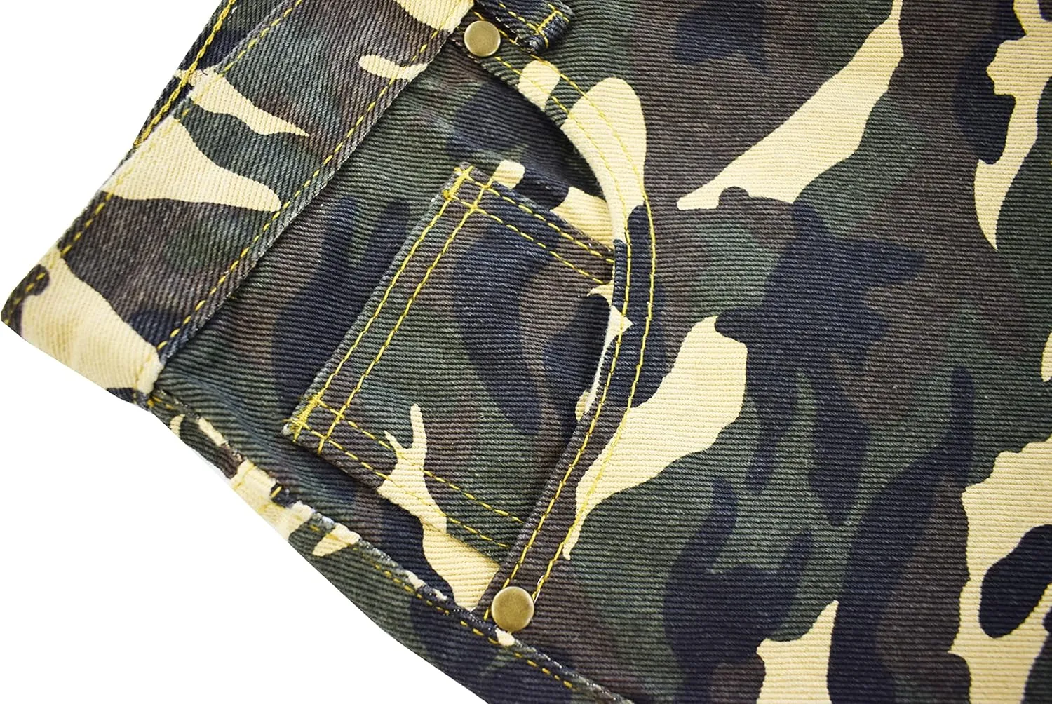 STACY ADAMS Mens Casual Relaxed Fit Denim Short