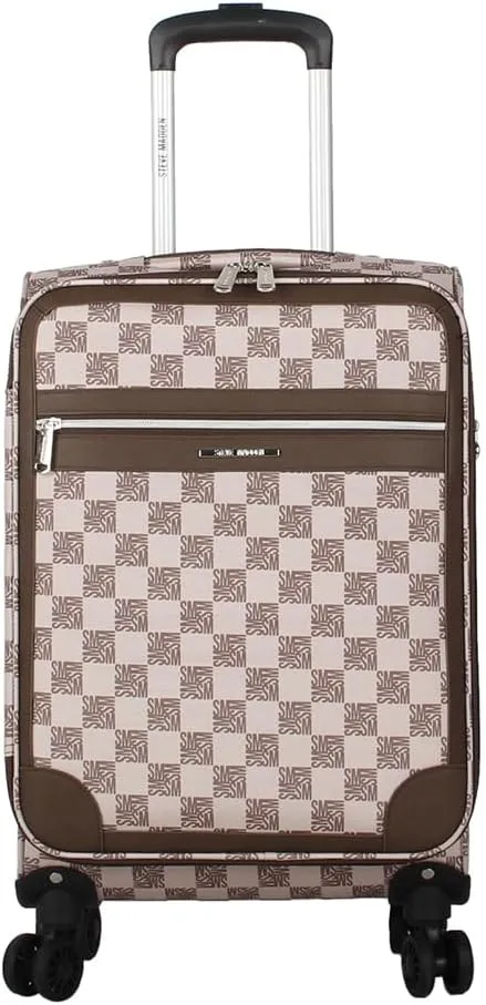 Steve Madden Designer Luggage, Chalet Brown, 20 Inches