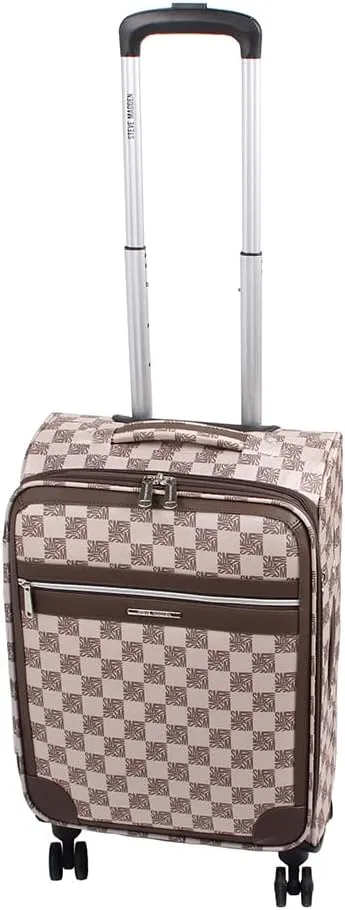 Steve Madden Designer Luggage, Chalet Brown, 20 Inches