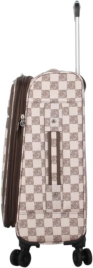 Steve Madden Designer Luggage, Chalet Brown, 20 Inches
