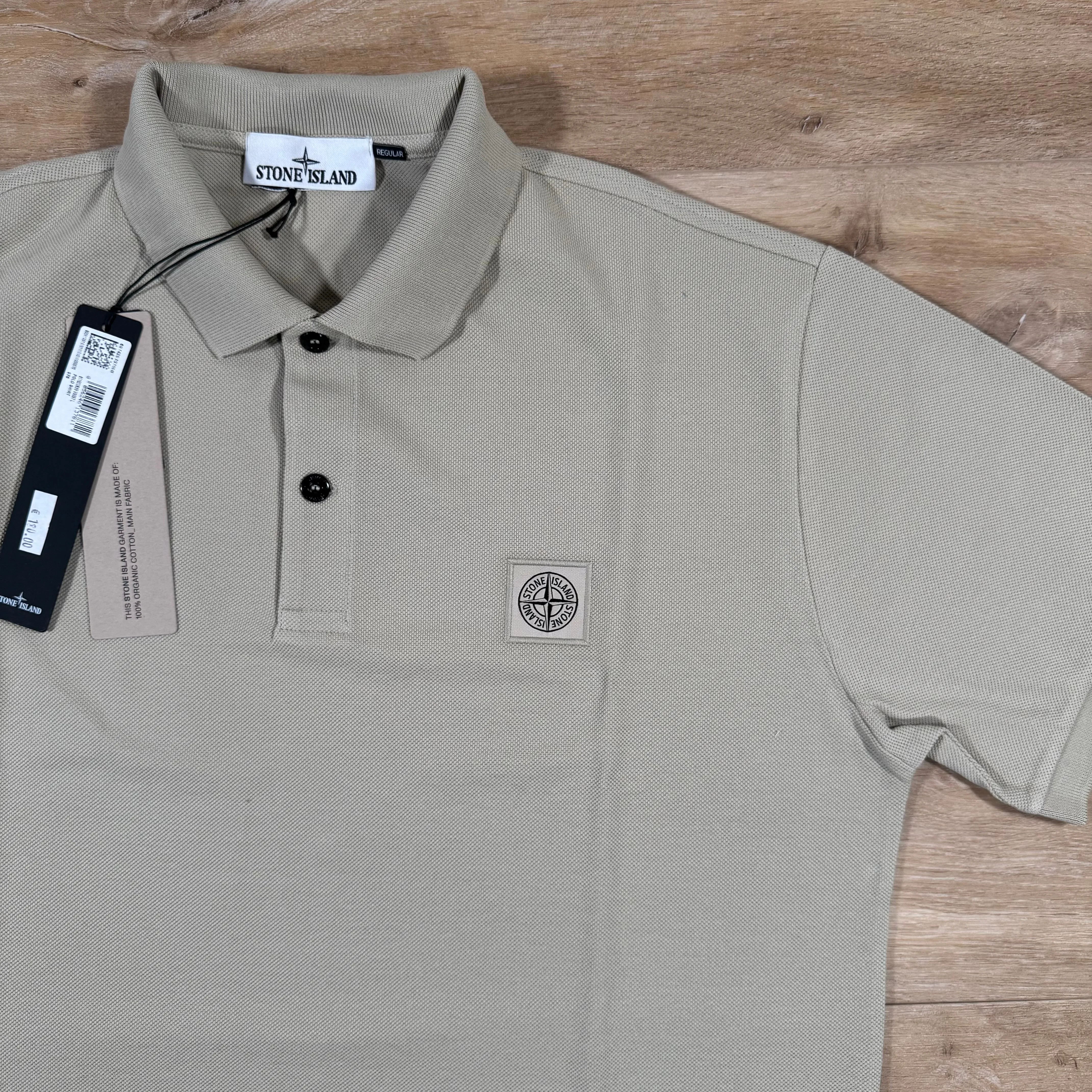 Stone Island Regular Fit Polo Shirt in Plaster