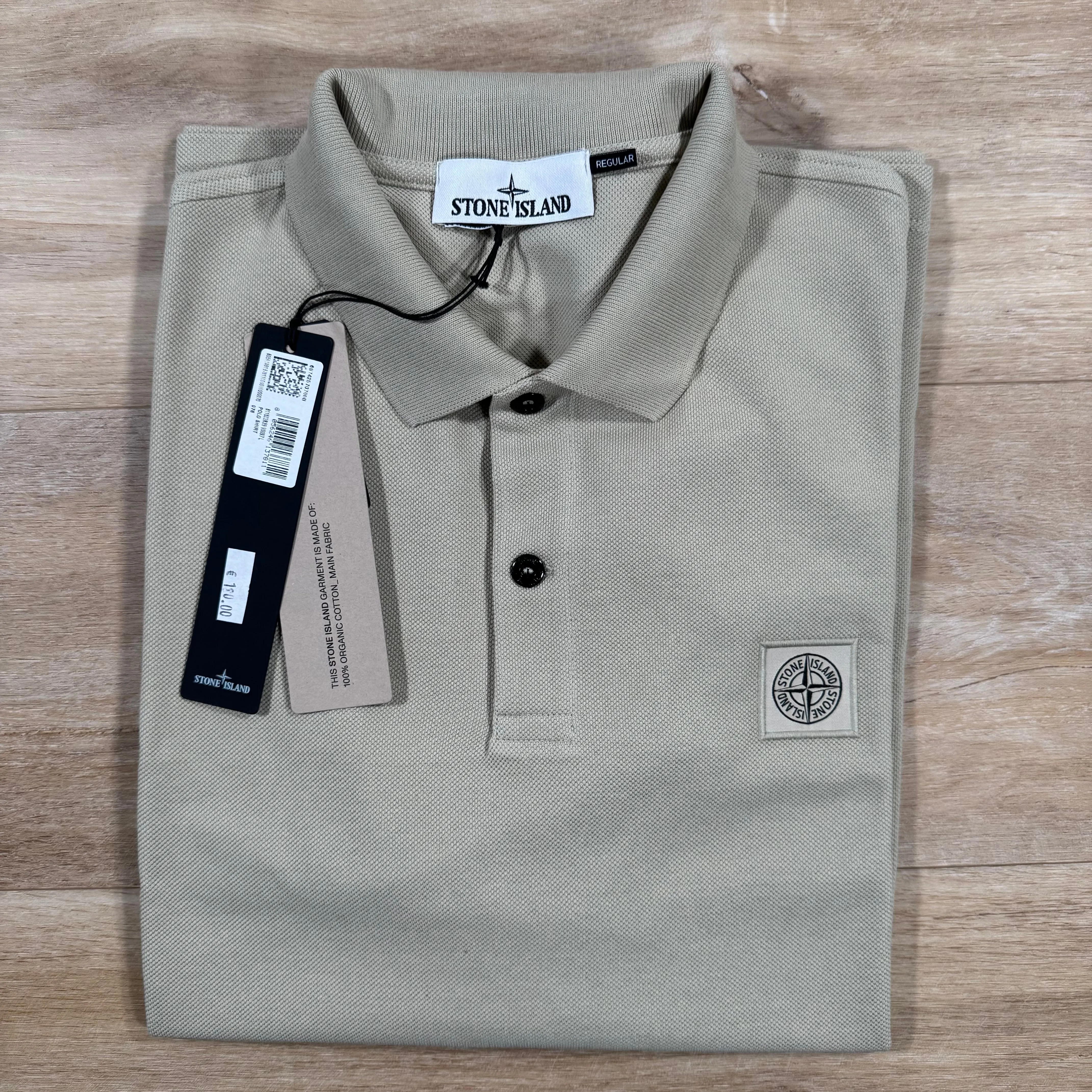 Stone Island Regular Fit Polo Shirt in Plaster