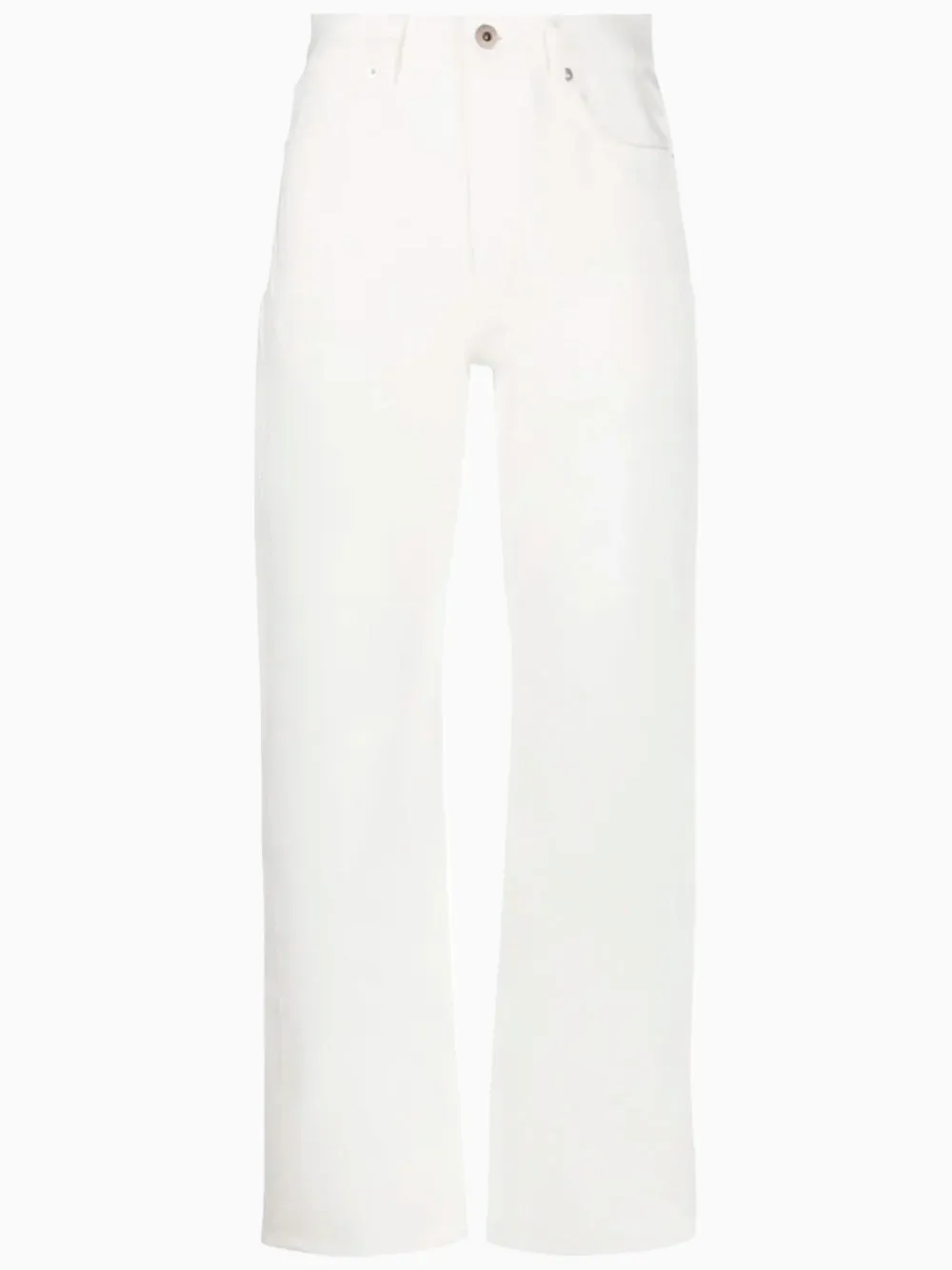Straight-leg cotton jeans
