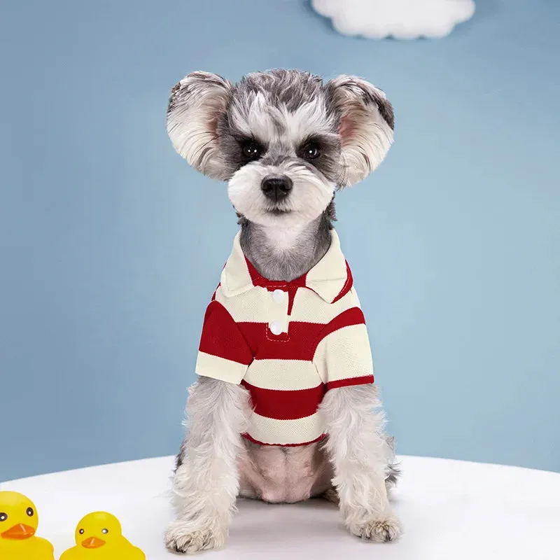 Striped Polog Dog Shirt