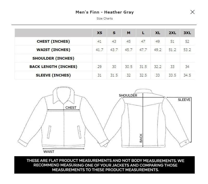 STS Ranchwear Mens Finn Heather Gray 100% Polyester Softshell Jacket