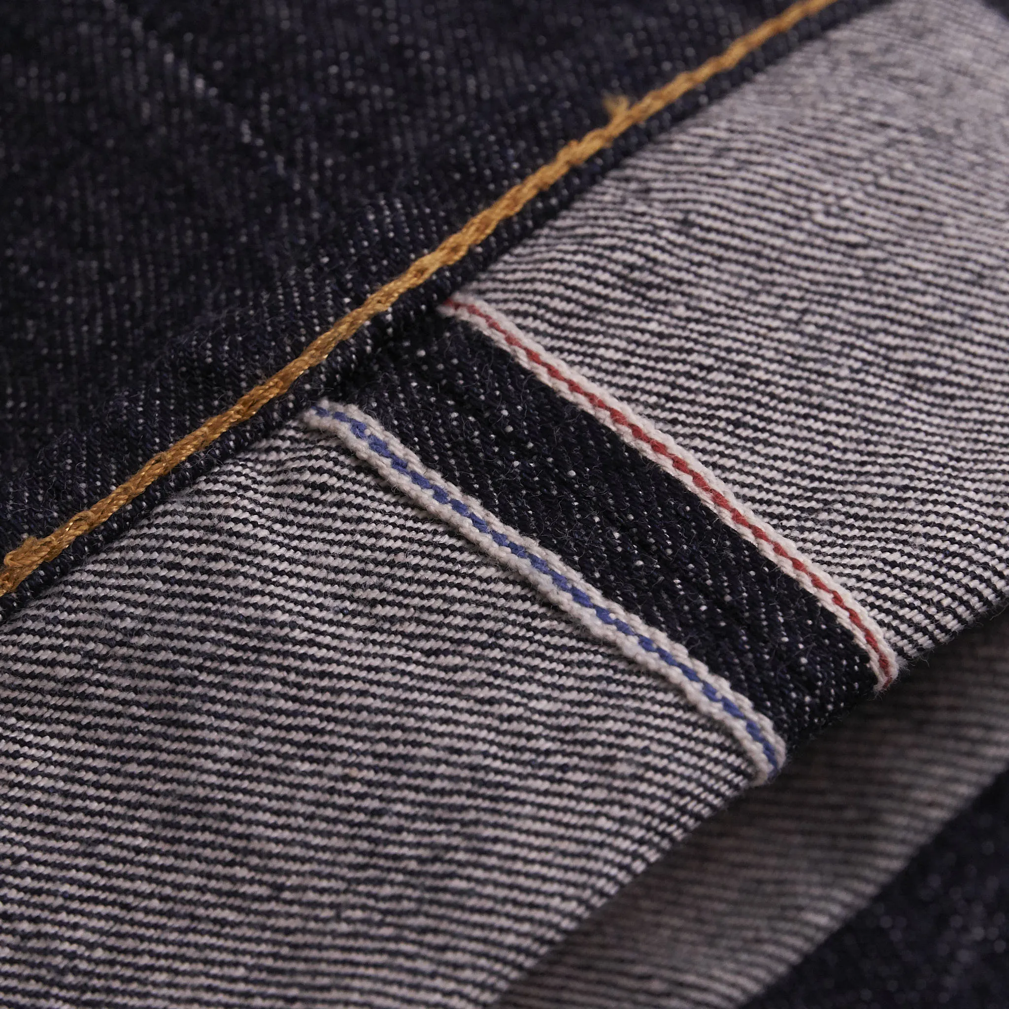 Studio D'Artisan14oz. Tight Straight Selvage Denim Jeans