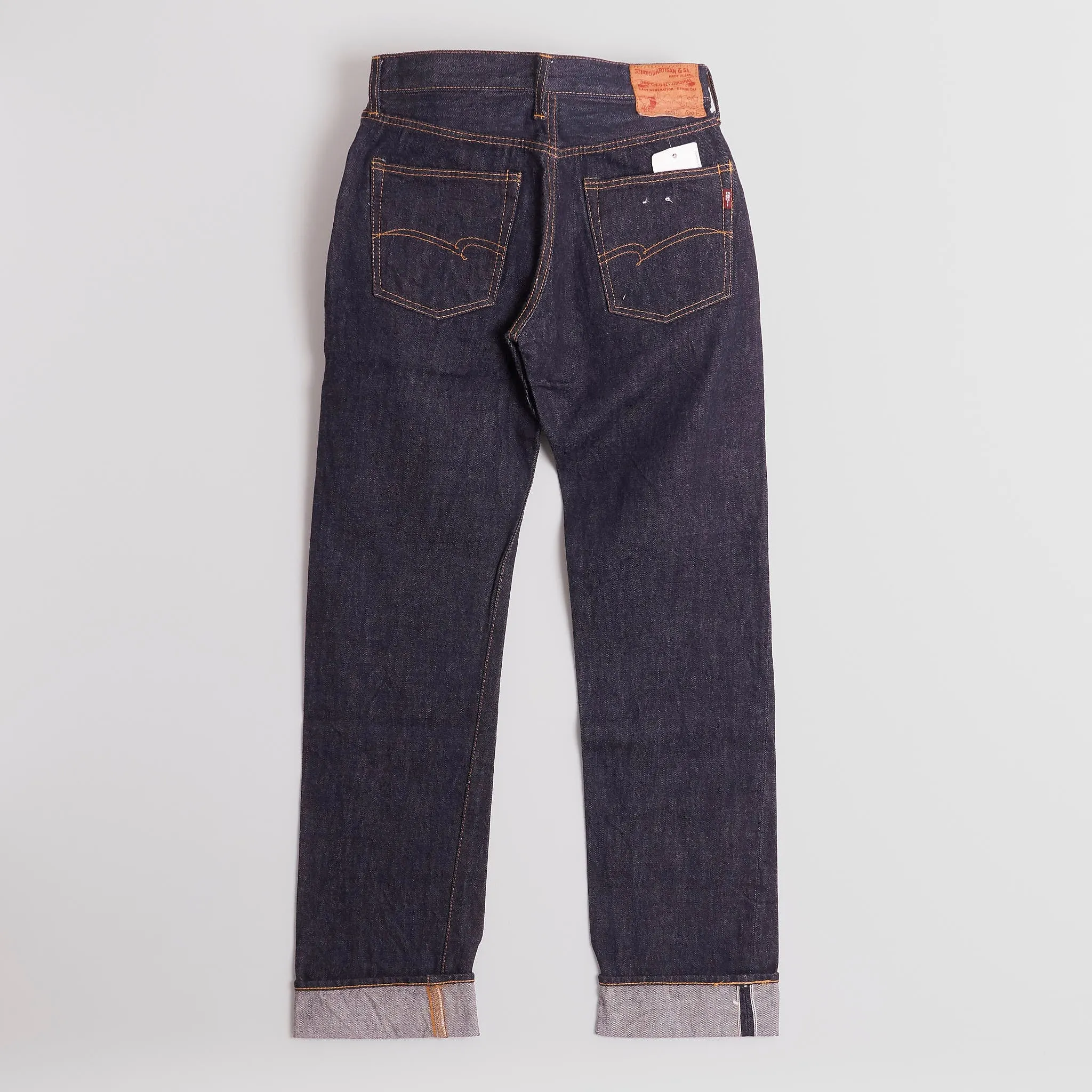 Studio D'Artisan14oz. Tight Straight Selvage Denim Jeans