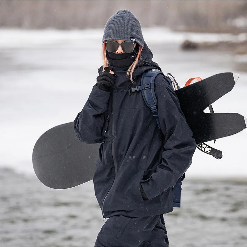 Stylish Female Ski Jacket Alpine Windproof Outwear for Sports