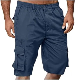 Summer Casual Cargo Shorts Mens 2024 Lightweight Multi Pocket TrendyStreetwear Shorts Lightweight Beach Shorts