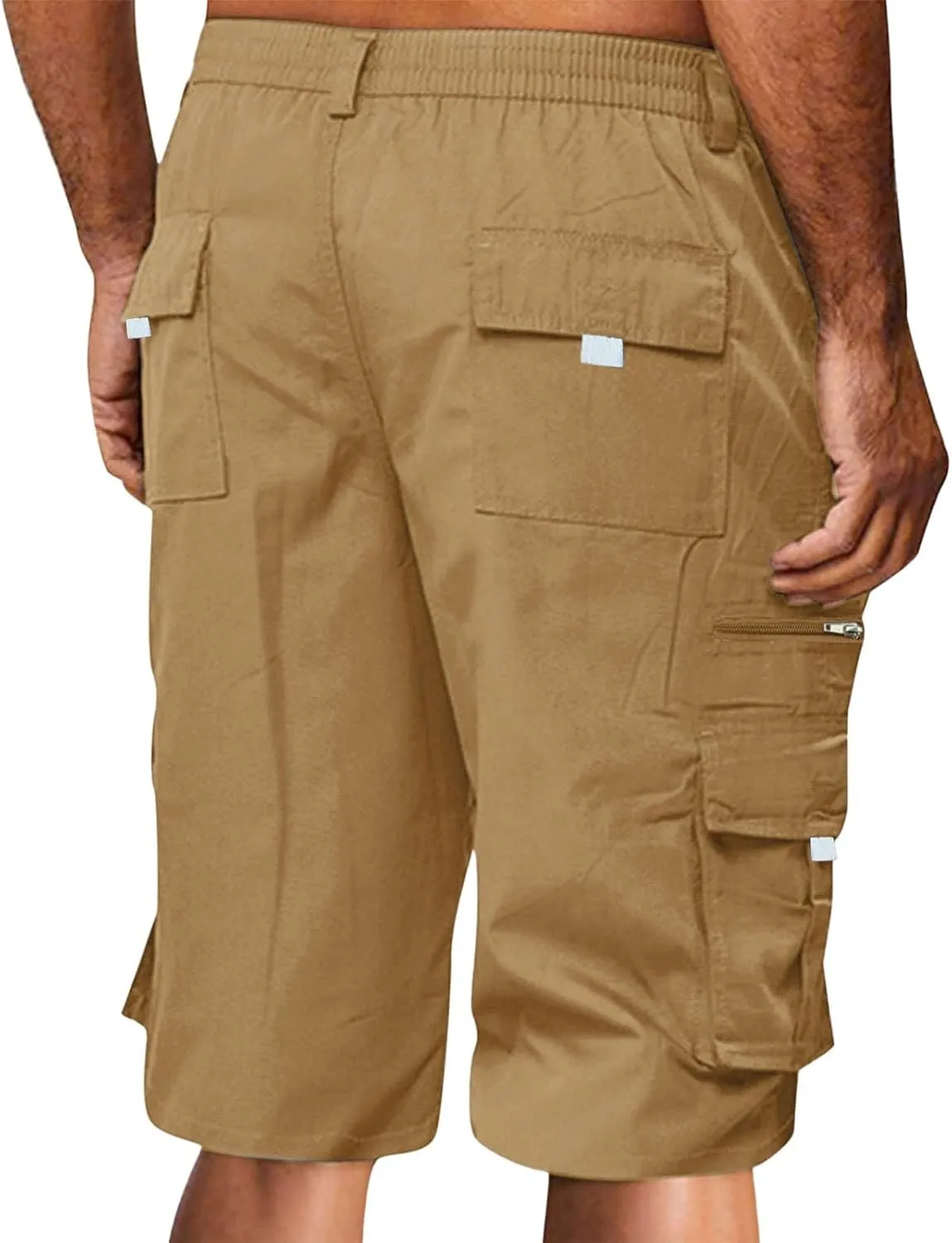 Summer Casual Cargo Shorts Mens 2024 Lightweight Multi Pocket TrendyStreetwear Shorts Lightweight Beach Shorts
