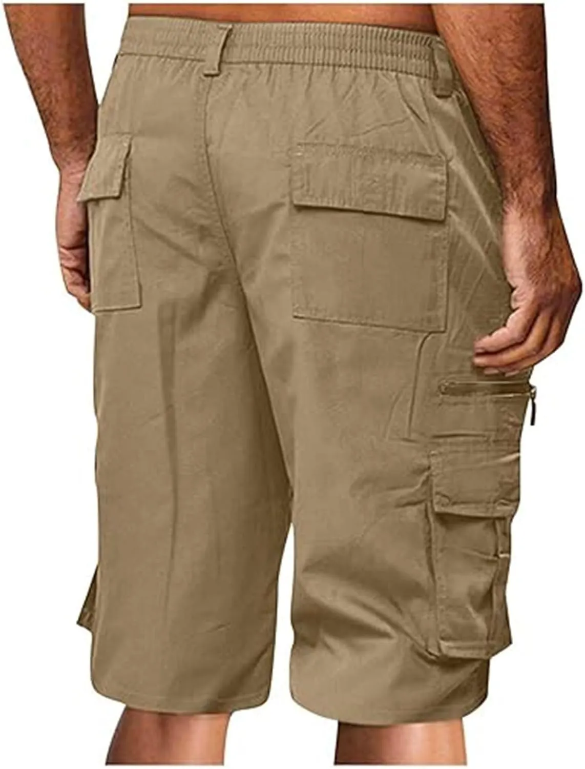 Summer Casual Cargo Shorts Mens 2024 Lightweight Multi Pocket TrendyStreetwear Shorts Lightweight Beach Shorts