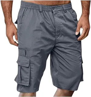 Summer Casual Cargo Shorts Mens 2024 Lightweight Multi Pocket TrendyStreetwear Shorts Lightweight Beach Shorts