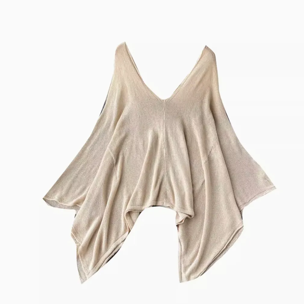 Sweetie Solid Color Loose-fit Knitwear