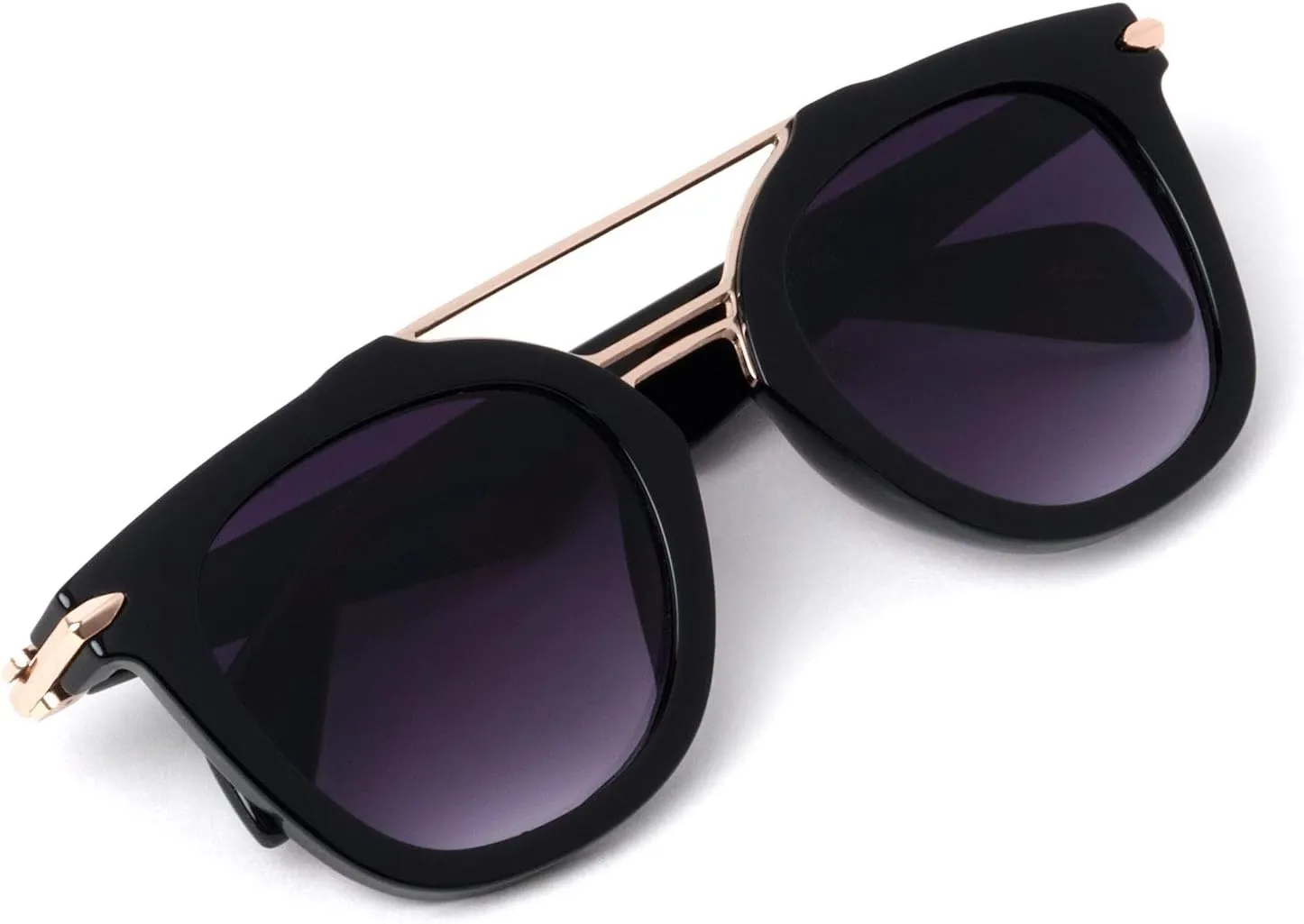 Tampa Three Bar Bridge Designer Cat Eye Sunglasses