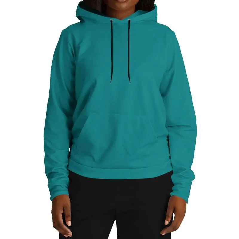 Teal Hoodie | Unisex | with PLUS sizes | C100M0Y38K30