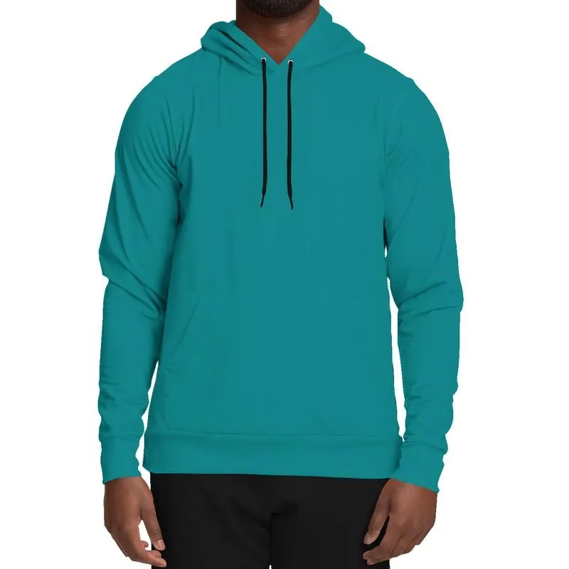 Teal Hoodie | Unisex | with PLUS sizes | C100M0Y38K30
