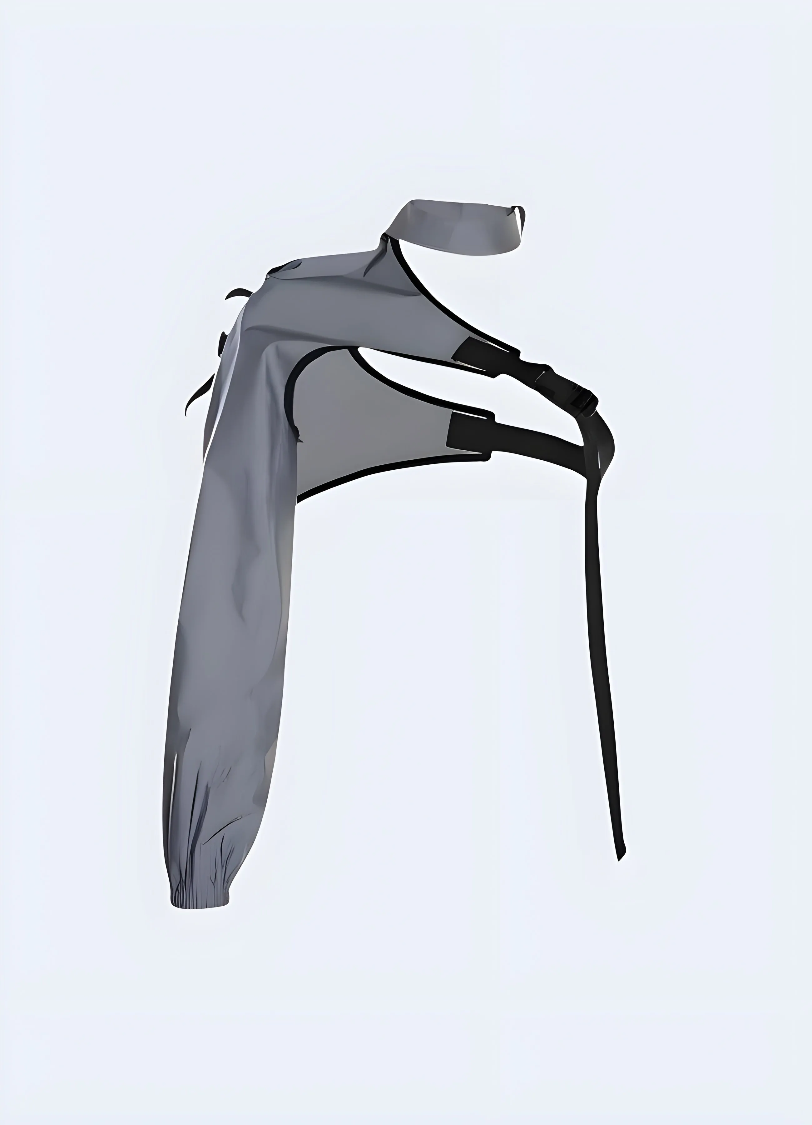 Techwear One Sleeve Reflective Woman Top